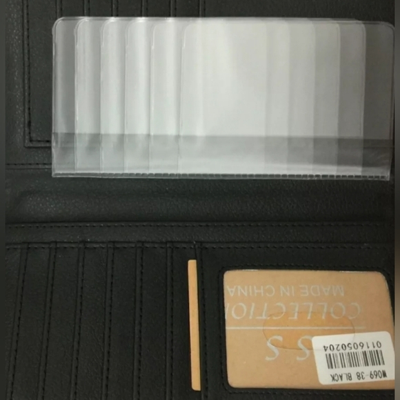 Cross Black/Turq Men Wallet Western Bifold Check Book Style - Picture 2 of 4